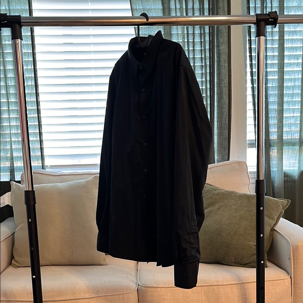 Beverly Hills Polo Club Black Collared Shirt